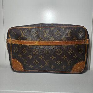 Authentic Louis Vuitton Clutch Bag Monogram Compiegne 28
